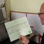 Copy wedding certificate arrives in post