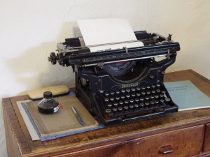 Stoneywell typewriter