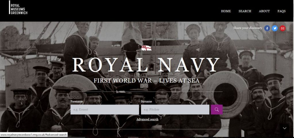 http://www.royalnavyrecordsww1.rmg.co.uk/