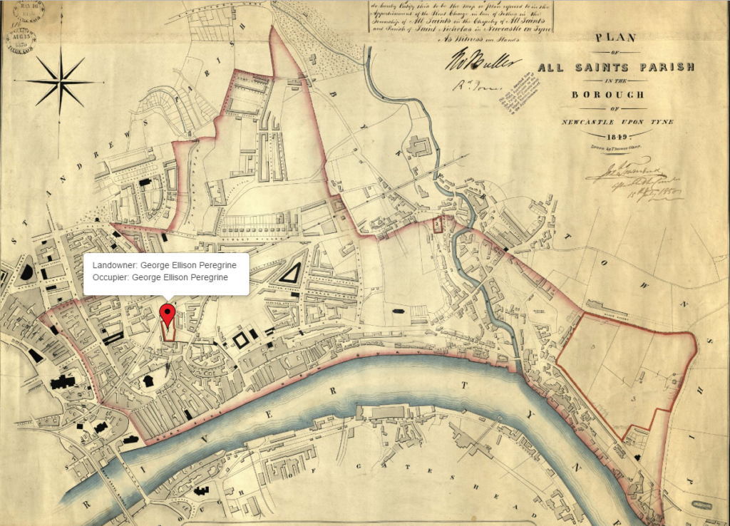 Newcastle Upon Tyne Tithe Map