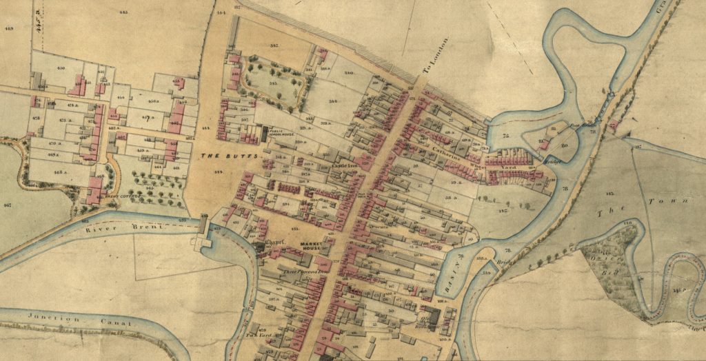 New Brentford Colour Tithe Map on TheGenealogist