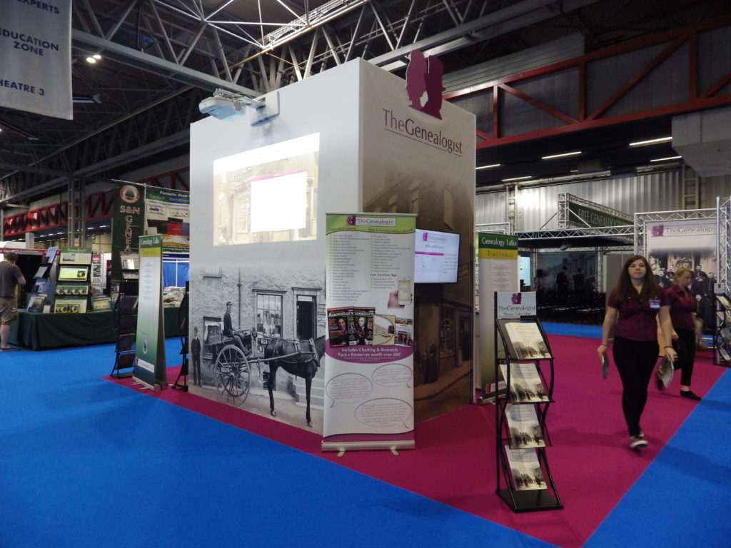 TheGenealogist stand at the Who Do You Think You Are? Live show at the NEC Birmingham