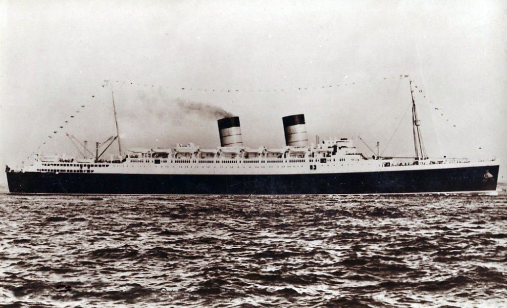 RMS Mauretania; from TheGenealogist’s Image Archive