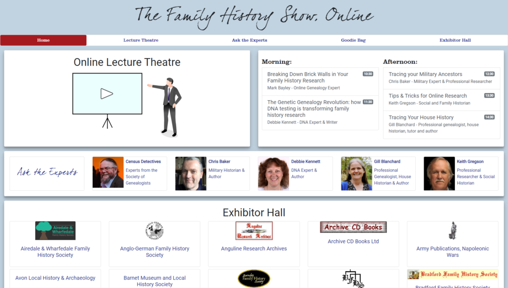 Family History Show Online screenshot