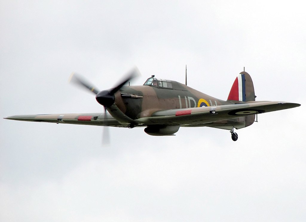 Image of a Hawker Hurricane I R4118 of No 605 Squadron.  Image: Arpingstone / Public domain