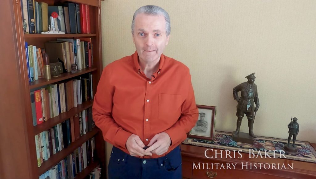 Chris Baker talks at the Family History Show Online