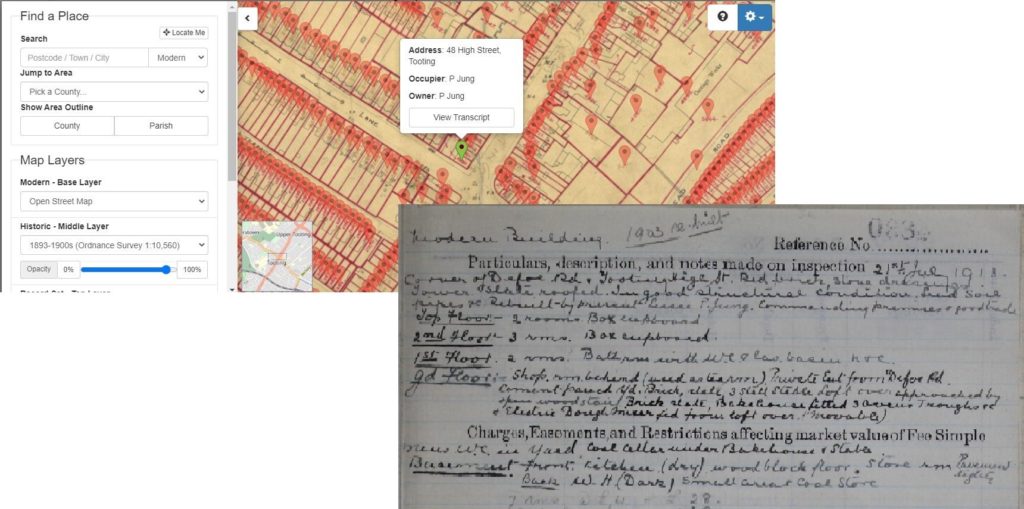 A property recorded in the Lloyd George Domesday Survey Field Book and map on 21 July 1913