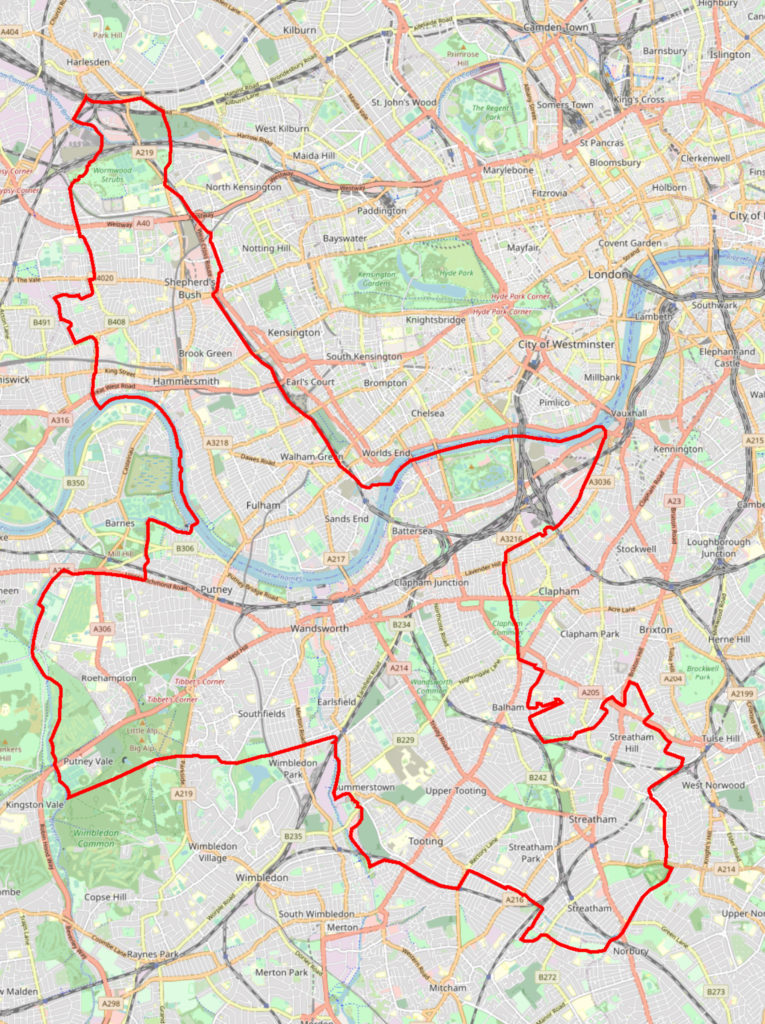 TheGenealogist has released Lloyd George Domesday Records and maps for London as outlined on this map