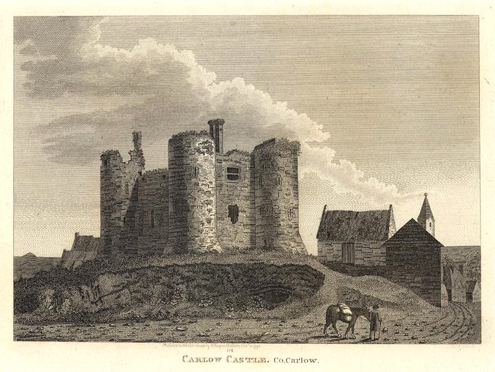 Carlow Castle in County Carlow, Ireland