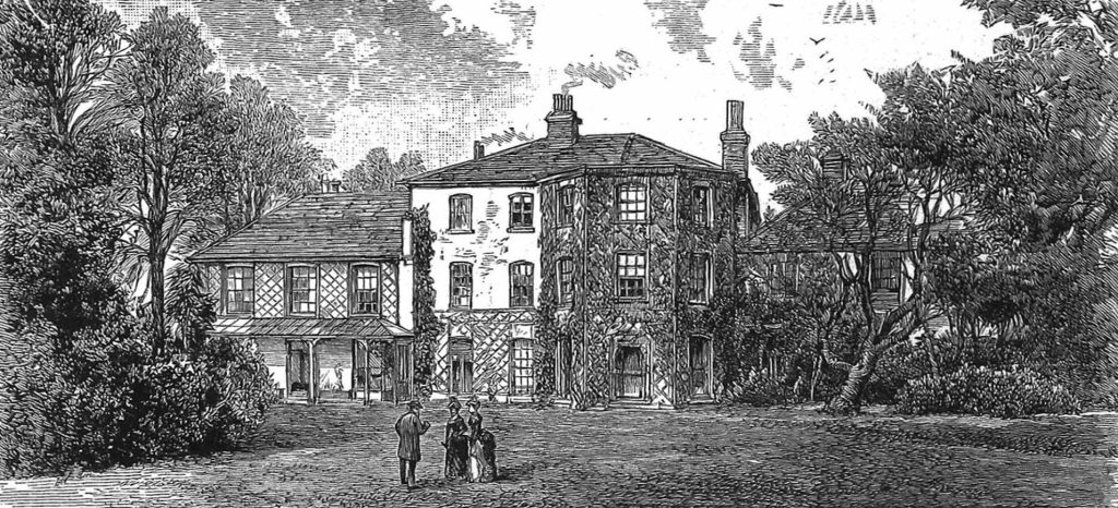 Charles Darwin's house from the Illustrated London News on TheGenealogist