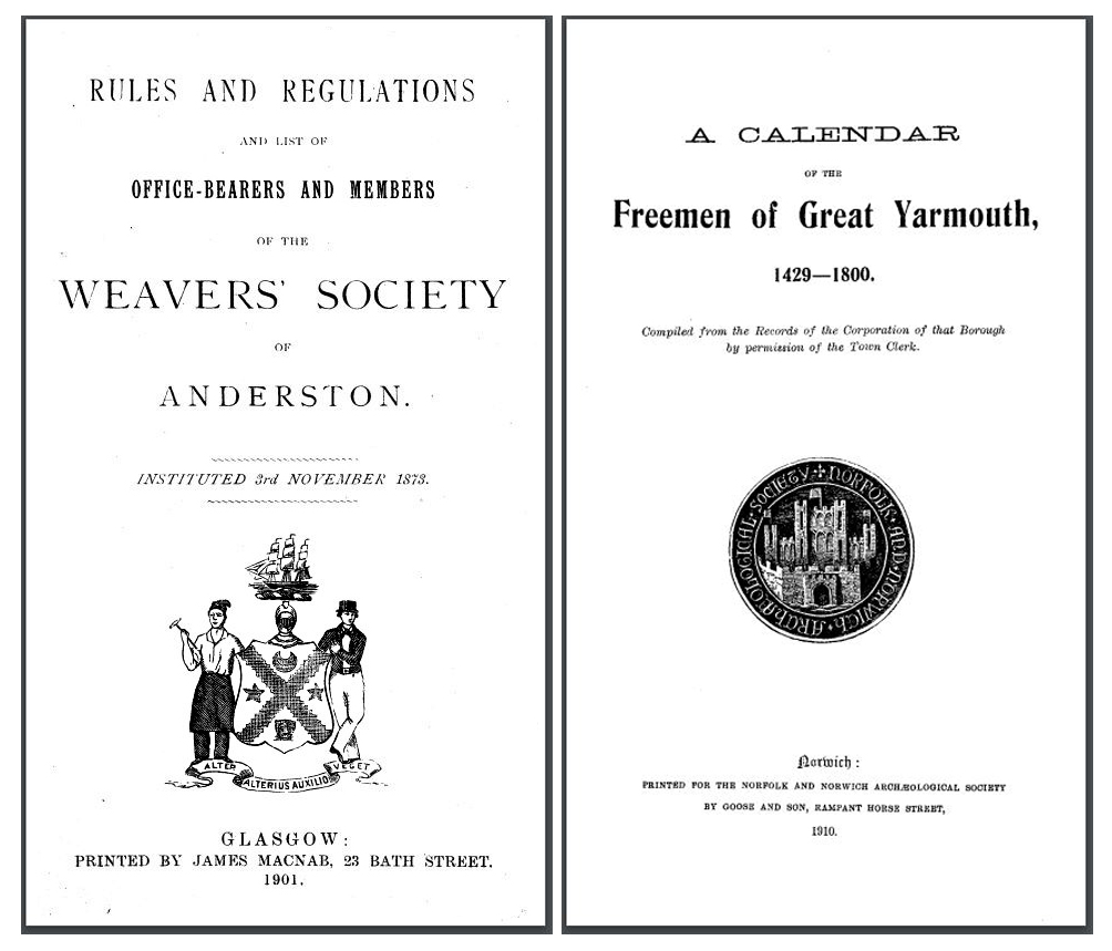 New Records for Guilds, Societies and People of Note released by TheGenealogist