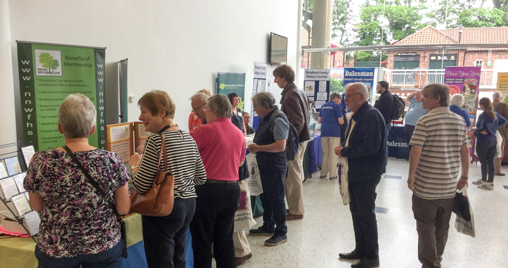 Visitors to The Family History Show 