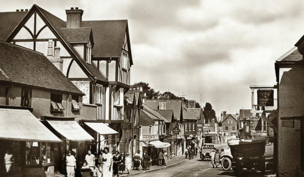 Lyndhurst High Street can be found in Kelly's Directory of Hampshire and the Isle of Wight, 1931